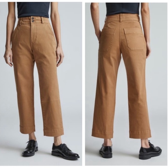 Everlane Pants - Everlane The Organic Straight-Leg Pant Toasted Coconut Tan Size 14